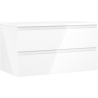 Mexen Orio meuble de salle de bains sous-lavabo 90 cm avec plateau, 2 tiroirs, blanc brillant - 91A10-09047-2-BFFC00