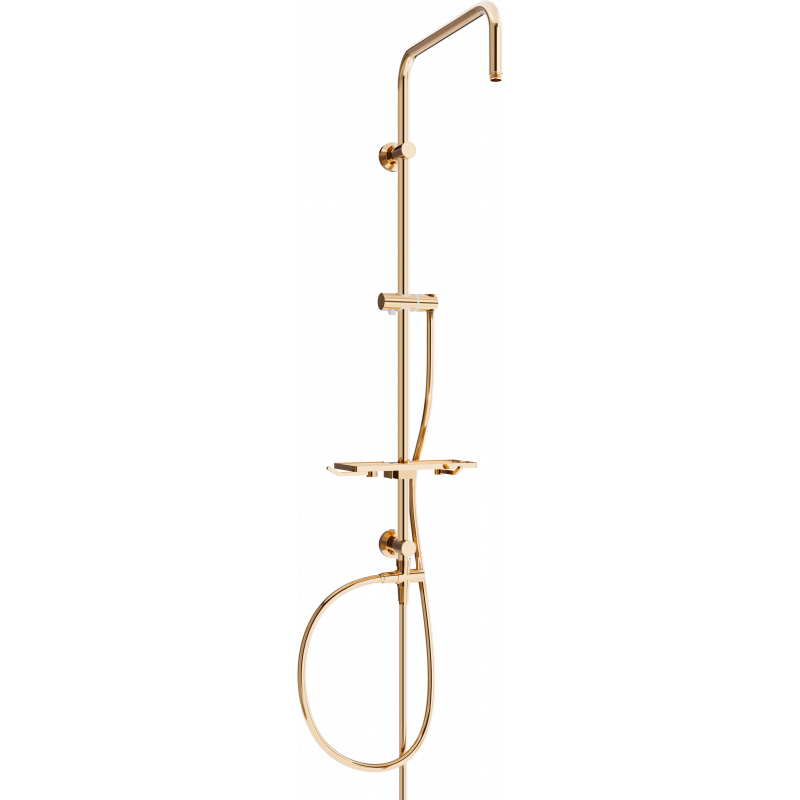 Mexen T colonne de douche, or rose - 7939399-60