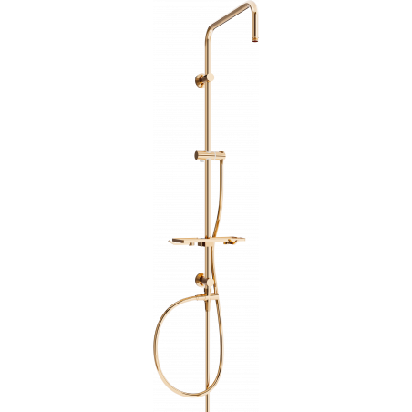 Mexen T colonne de douche, or rose - 7939399-60