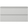 Mexen Orio meuble de salle de bains sous lavabo 90 cm avec plateau, 2 tiroirs, gris mat - 91A10-09047-2-BFFC62