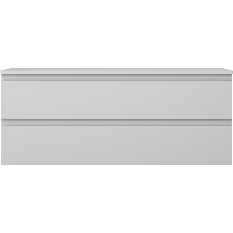Mexen Orio meuble de salle de bain sous lavabo 120 cm avec plateau, 2 tiroirs, gris mat - 91A10-12047-2-BFFC62