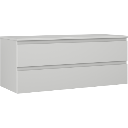 Mexen Orio meuble de salle de bain sous lavabo 120 cm avec plateau, 2 tiroirs, gris mat - 91A10-12047-2-BFFC62