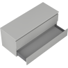 Mexen Orio meuble de salle de bains sous-lavabo 120 cm avec dessus, 2 tiroirs, gris mat - 91A10-12047-2-BFFC62