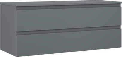 Mexen Orio meuble de salle de bain sous lavabo 120 cm avec plateau, 2 tiroirs, graphite mat - 91A10-12047-2-BFFC66
