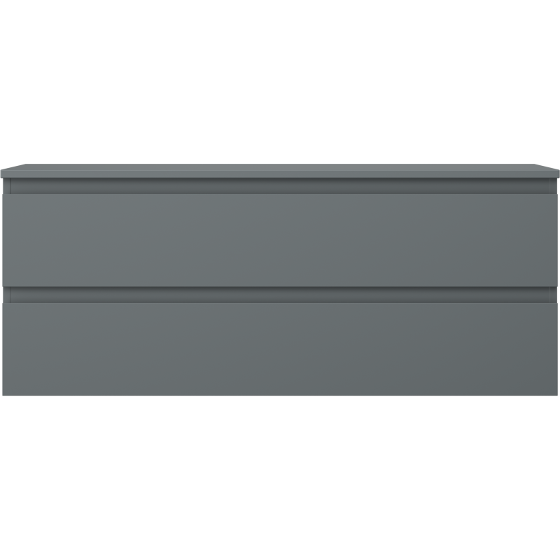 Mexen Orio meuble de salle de bain sous lavabo 120 cm avec plateau, 2 tiroirs, graphite mat - 91A10-12047-2-BFFC66