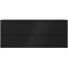 Mexen Orio meuble de salle de bain de 120 cm avec plan, 2 tiroirs, noir mat - 91A10-12047-2-BFFC71