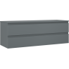 Mexen Orio meuble de salle de bain sous lavabo 140 cm avec plateau, 2 tiroirs, graphite mat - 91A10-14047-2-BFFC66