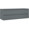 Mexen Orio meuble de salle de bain sous le lavabo 140 cm avec plateau, 2 tiroirs, graphite mat - 91A10-14047-2-BFFC66