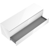Mexen Orio meuble de salle de bain sous lavabo 160 cm avec plateau, 2 tiroirs, blanc brillant - 91A10-16047-2-BFFC00