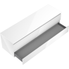 Mexen Orio meuble sous-lavabo 160 cm avec plateau, 2 tiroirs, blanc brillant - 91A10-16047-2-BFFC00