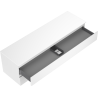 Mexen Orio meuble de salle de bain sous lavabo 160 cm avec plateau, 2 tiroirs, blanc mat - 91A10-16047-2-BFFC01