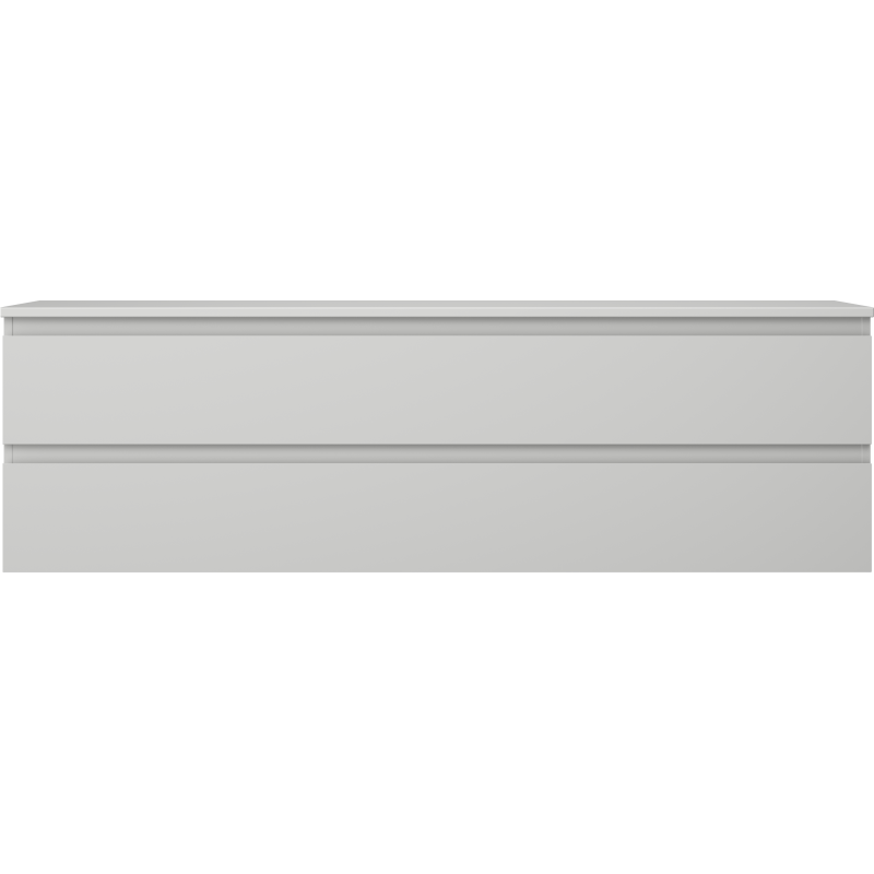 Mexen Orio meuble de salle de bain sous lavabo 160 cm avec plateau, 2 tiroirs, gris mat - 91A10-16047-2-BFFC62
