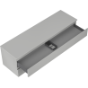 Mexen Orio meuble de salle de bain sous-lavabo 160 cm avec plateau, 2 tiroirs, gris mat - 91A10-16047-2-BFFC62