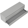 Mexen Orio meuble de salle de bain sous-lavabo 160 cm avec plateau, 2 tiroirs, gris mat - 91A10-16047-2-BFFC62