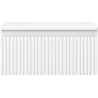 Mexen Rivel meuble de salle de bain sous-vasque 50 cm avec plateau, 1 tiroir, rainuré, blanc mat - 91A20-05023-1-BFC01