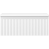 Mexen Rivel meuble de salle de bain sous-lavabo 60 cm avec plateau, 1 tiroir, rainuré, blanc mat - 91A20-06023-1-BFC01