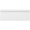 Mexen Rivel meuble de salle de bain sous lavabo 70 cm avec plateau, 1 tiroir, rainuré, blanc mat - 91A20-07023-1-BFC01