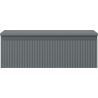 Mexen Rivel meuble de salle de bain sous-lavabo 70 cm avec plateau, 1 tiroir, rainuré, graphite mat - 91A20-07023-1-BFC66