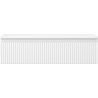 Mexen Rivel meuble de salle de bain sous-lavabo 90 cm avec plateau, 1 tiroir, rainuré, blanc mat - 91A20-09023-1-BFC01