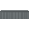 Mexen Rivel meuble de salle de bain sous-lavabo 90 cm avec plateau, 1 tiroir, rainuré, graphite mat - 91A20-09023-1-BFC66