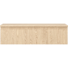 Mexen Rivel armoire de salle de bain sous lavabo 90 cm avec plateau, 1 tiroir, rainurée, chêne - 91A20-09023-1-BFC81