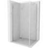 Mexen Lima cabine de douche pliante 115 x 80 cm, transparente, chromée - 856-115-080-01-00