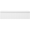Mexen Rivel Meuble de salle de bain sous lavabo 100 cm avec plateau, 1 tiroir, rainuré, blanc mat - 91A20-10023-1-BFC01
