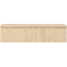 Mexen Rivel meuble de salle de bain sous-lavabo 100 cm avec plateau, 1 tiroir, rainuré, chêne - 91A20-10023-1-BFC81