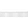 Mexen Rivel meuble de salle de bains sous-lavabo 120 cm avec plateau, 1 tiroir, rainuré, blanc mat - 91A20-12023-1-BFC01
