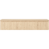 Mexen Rivel meuble de salle de bain sous lavabo 120 cm avec plateau, 1 tiroir, rainuré, chêne - 91A20-12023-1-BFC81