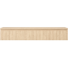 Mexen Rivel meuble de salle de bain sous vasque 140 cm avec plateau, 1 tiroir, rainuré, chêne - 91A20-14023-1-BFC81