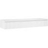 Mexen Rivel meuble de salle de bain sous lavabo 160 cm avec plateau, 1 tiroir, rainuré, blanc mat - 91A20-16023-1-BFC01