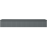 Mexen Rivel meuble de salle de bain sous lavabo 160 cm avec plateau, 1 tiroir, rainuré, graphite mat - 91A20-16023-1-BFC66