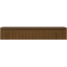 Mexen Rivel meuble de salle de bains sous lavabo 140 cm avec plateau, 1 tiroir, rainuré, noyer - 91A20-14023-1-BFC86