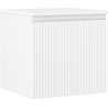 Mexen Rivel meuble de salle de bain sous-vasque 50 cm avec plan de travail, 1 tiroir, rainuré, blanc mat - 91A20-05047-1-BFC01