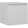Mexen Rivel meuble de salle de bain sous lavabo 50 cm avec plateau, 1 tiroir, rainuré, gris mat - 91A20-05047-1-BFC62