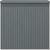 Mexen Rivel meuble de salle de bain sous lavabo 50 cm avec plateau, 1 tiroir, rainuré, graphite mat - 91A20-05047-1-BFC66