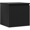 Mexen Rivel armoire de salle de bain sous lavabo 50 cm avec plateau, 1 tiroir, rainuré, noir mat - 91A20-05047-1-BFC71