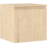 Mexen Rivel meuble sous-lavabo 50 cm avec plateau, 1 tiroir, rainuré, chêne - 91A20-05047-1-BFC81