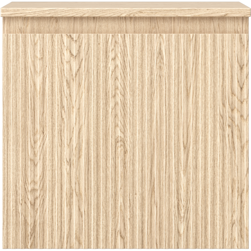 Mexen Rivel meuble de salle de bain sous lavabo 50 cm avec plateau, 1 tiroir, rainuré, chêne - 91A20-05047-1-BFC81