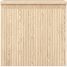Mexen Rivel meuble sous-lavabo 50 cm avec plateau, 1 tiroir, rainuré, chêne - 91A20-05047-1-BFC81