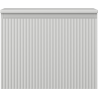 Mexen Rivel meuble de salle de bain sous vasque 60 cm avec plateau, 1 tiroir, rainuré, gris mat - 91A20-06047-1-BFC62