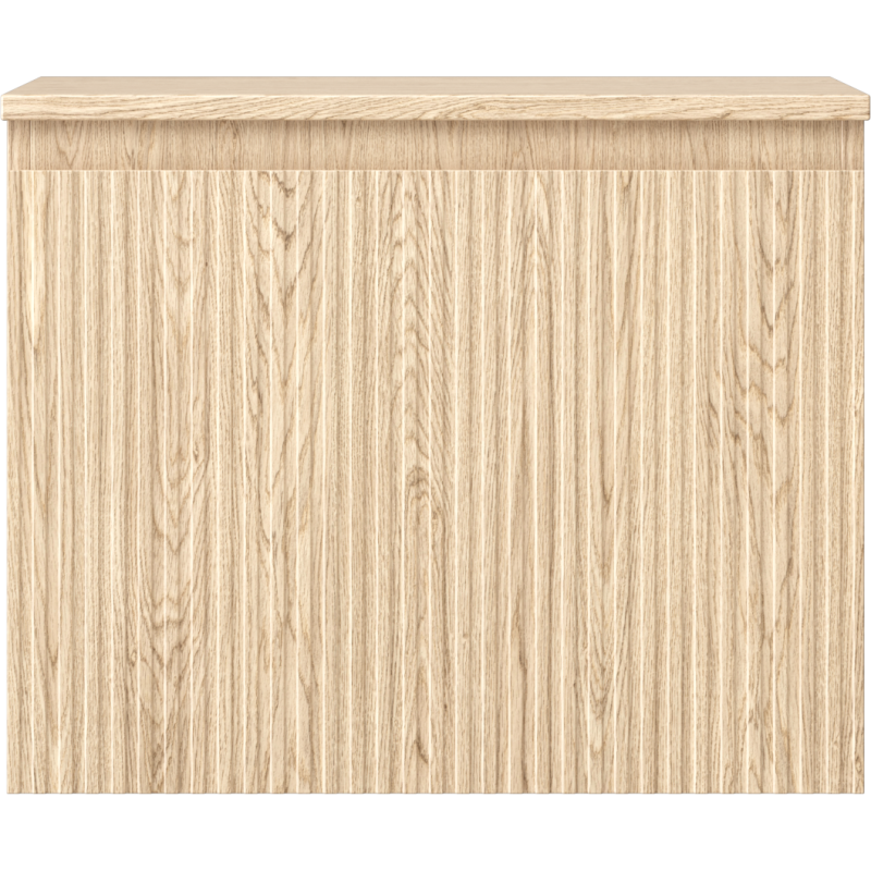 Mexen Rivel meuble de salle de bain sous-vasque 60 cm avec plateau, 1 tiroir, rainuré, chêne - 91A20-06047-1-BFC81