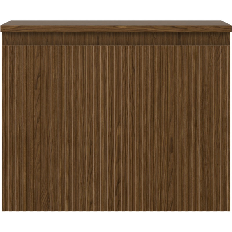 Mexen Rivel armoire de salle de bain sous-lavabo 60 cm avec plateau, 1 tiroir, rainuré, noyer - 91A20-06047-1-BFC86