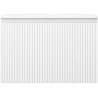 Mexen Rivel meuble de salle de bain sous-vasque 70 cm avec plateau, 1 tiroir, rainuré, blanc mat - 91A20-07047-1-BFC01