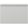 Mexen Rivel armoire de salle de bain sous lavabo 70 cm avec plateau, 1 tiroir, cannelé, gris mat - 91A20-07047-1-BFC62