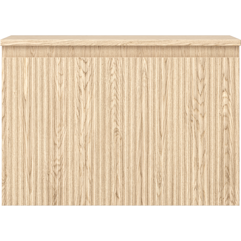 Mexen Rivel meuble de salle de bain sous-vasque 70 cm avec plateau, 1 tiroir, rainuré, chêne - 91A20-07047-1-BFC81