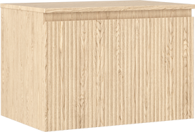 Mexen Rivel meuble de salle de bain sous lavabo 70 cm avec plateau, 1 tiroir, rainuré, chêne - 91A20-07047-1-BFC81