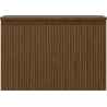 Mexen Rivel meuble de salle de bain sous lavabo 70 cm avec plateau, 1 tiroir, rainuré, noyer - 91A20-07047-1-BFC86