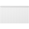 Mexen Rivel meuble de salle de bain sous vasque 80 cm avec plateau, 1 tiroir, rainuré, blanc mat - 91A20-08047-1-BFC01
